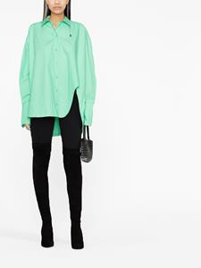 The Attico Asymmetrische blouse - Groen