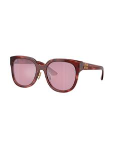 Miu Miu Eyewear Zonnebril met D-montuur - Bruin