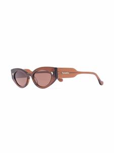 Nanushka Azalea cat-eye zonnebril - Bruin