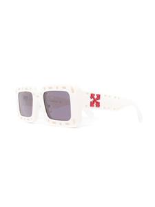 Off-White Virgil zonnebril met vierkant montuur - Wit