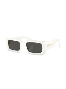 Prada Eyewear Zonnebril met logo - Wit