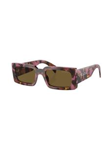 Prada Eyewear Zonnebril met rechthoekig montuur - Paars