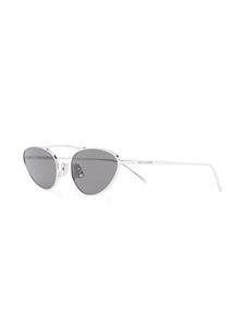 Saint Laurent Eyewear Zonnebril met cat-eye montuur - Zilver