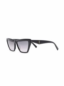 Saint Laurent Eyewear Zonnebril met vierkant montuur - Zwart