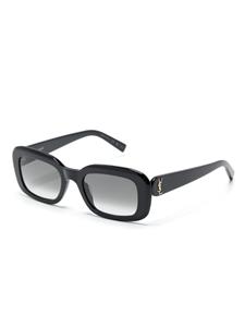Saint Laurent Eyewear Zonnebril met rechthoekig montuur - Zwart