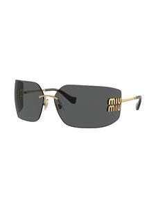 Miu Miu Eyewear Zonnebril met cat-eye montuur - Goud