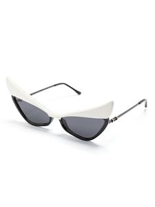Philosophy di Lorenzo Serafini Eyewear Zonnebril met cat-eye montuur - Wit