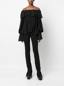 Blumarine Off-shoulder blouse - Zwart