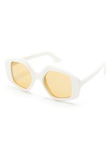 Lapima Stella zonnebril met oversized montuur - Wit