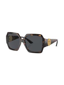 Versace Eyewear Zonnebril met schildpadschild design - Bruin