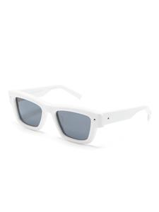 Valentino Eyewear Zonnebril met logoplakkaat - Wit
