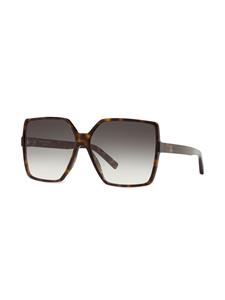 Saint Laurent Eyewear Zonnebril met vierkant montuur - Grijs