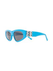 Balenciaga Eyewear Zonnebril met D-montuur - Blauw