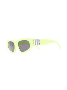 Balenciaga Eyewear Zonnebril met D-montuur - Geel