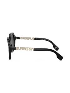 Burberry Eyewear Zonnebril met oversized montuur - Zwart