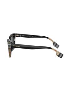 Burberry Eyewear Briar geruite zonnebril - Zwart