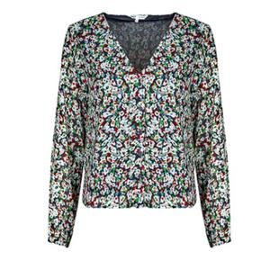 Only Bedrukte blouse met V-hals