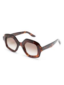 Lapima Cecilia zonnebril met schildpadschild design - Bruin