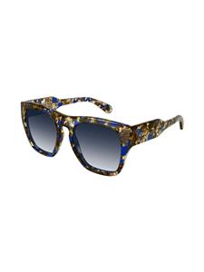 Chloé Eyewear Zonnebril met vierkant montuur - Blauw