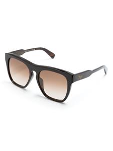 Chloé Eyewear Gayia zonnebril met vierkant montuur - Bruin