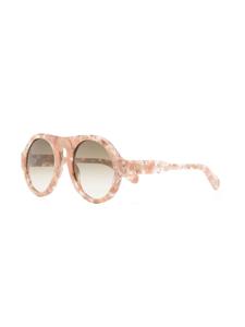 Chloé Eyewear Zonnebril met piloten montuur - Beige