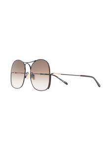Chloé Eyewear Zonnebril met oversized montuur - Bruin