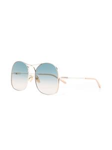Chloé Eyewear Zonnebril met oversized montuur - Goud