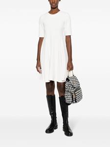 Emporio Armani flared knitted dress - Wit