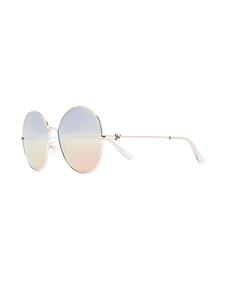 Cartier Eyewear Zonnebril met rond montuur - Goud