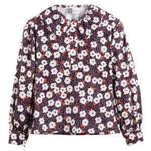 ROSEANNA x LA REDOUTE Blouse met claudinekraag, bloemenprint