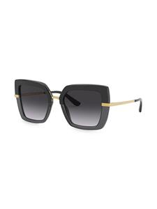 Dolce & Gabbana Eyewear Zonnebril met oversized montuur - Zwart