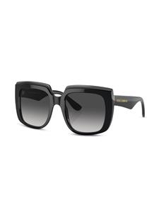 Dolce & Gabbana Eyewear Zonnebril met vierkant montuur - Zwart