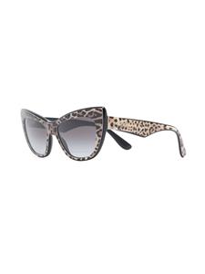 Dolce & Gabbana Eyewear Zonnebril met luipaardprint - Bruin