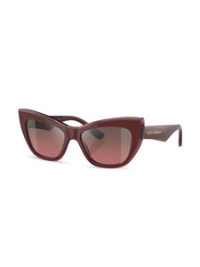 Dolce & Gabbana Eyewear Zonnebril met cat-eye montuur - Rood
