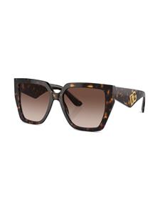 Dolce & Gabbana Eyewear Zonnebril met oversized montuur - Zwart