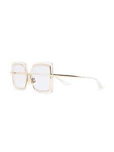 Dita Eyewear Narcissus zonnebril met vierkant montuur - Goud
