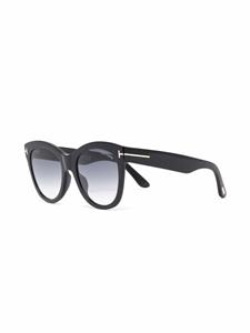 TOM FORD Eyewear Wallace zonnebril met cat-eye montuur - Zwart