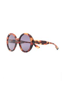 Gucci Eyewear Zonnebril met schildpadschild design - Bruin