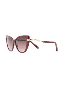 Bvlgari Zonnebril met cat-eye montuur - 5500E2 BROWN GRAD PURPLE GRAD BLACK