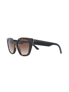 Prada Eyewear Zonnebril met vierkant montuur - Bruin