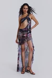 Jaded London Void Maxi Dress