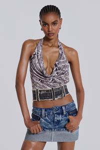 Jaded London Belted in Plunge Top
