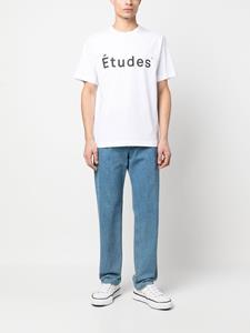 Etudes T-shirt met logoprint - Wit