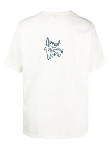 Premiata 3D Flag cotton T-shirt - Beige