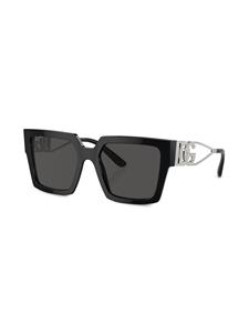 Dolce & Gabbana Eyewear Zonnebril met vierkant montuur - Zwart
