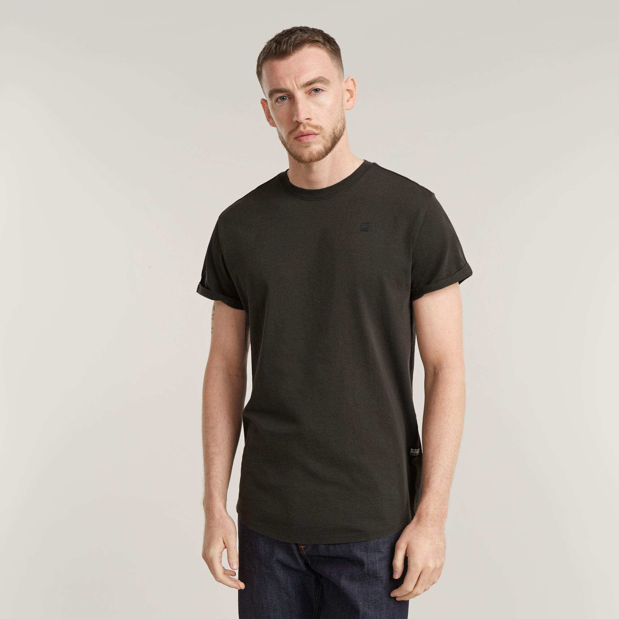 G-Star RAW T-shirt Lash met kleine logo stitching