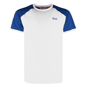 Quick-Q1905 Heren T-shirt Strike | Wit/Koningsblauw