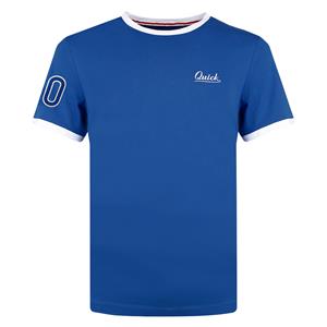 Quick-Q1905 Heren T-shirt Captain | Koningsblauw/Wit