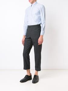 Thom Browne Classic L/s Bd Pc Shirt With Cf Grosgrain Placket In Oxford - Blauw