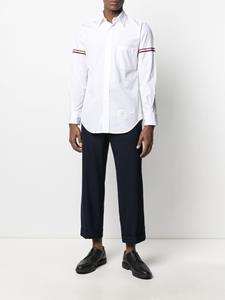 Thom Browne Overhemd met gestreept detail - Wit